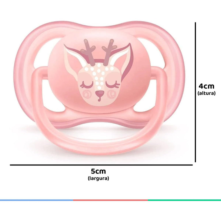 Chupeta Philips Avent Ultra Air Dupla Coruja e Cervo 0-6M