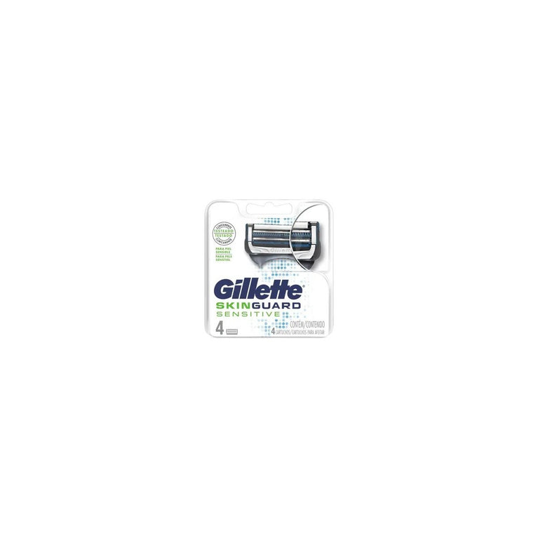 Carga para Aparelho de Barbear Gillette - Skinguard Sensitive 4 Unidades