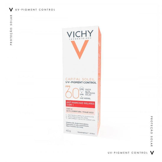 Protetor Solar Vichy Capital Soleil FPS 60 Cor 2.0 Com 40g - Drogaria Poupa Centro