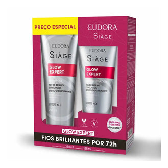 Kit Siàge Eudora Glow Expert Shampoo 250ml + Condicionador 125ml