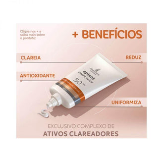 EPISOL SMART COLOR FPS50 40ML - Drogaria Poupa Centro