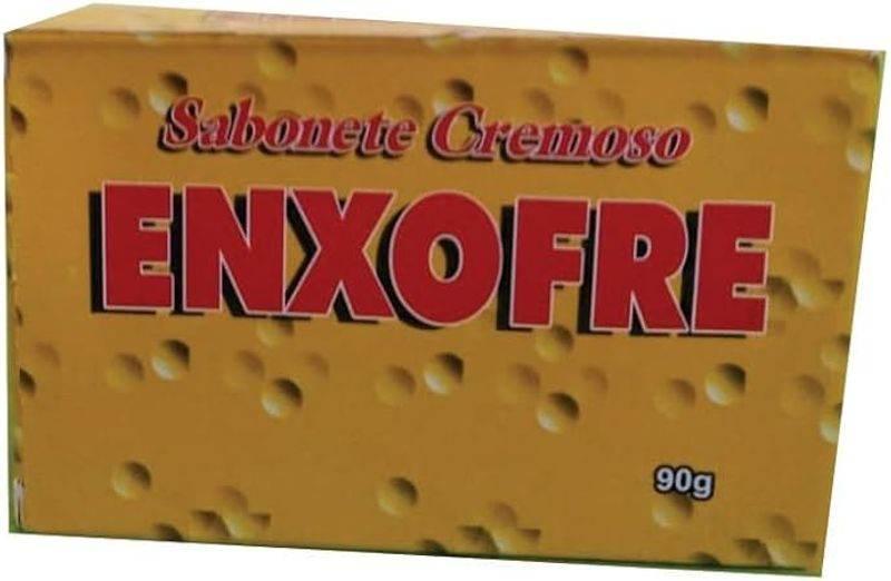 Sabonete natural em barra enxofre 90g - Drogaria Poupa Centro