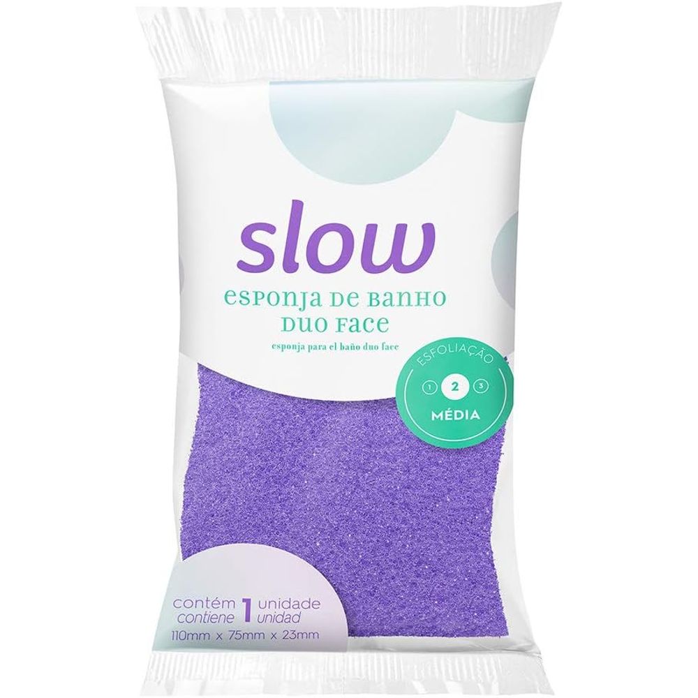 Esponja De Banho Slow Duo Face