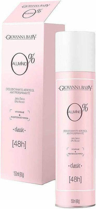 Desodorante Giovanna Baby 0% Alumínio Classic 150ml - Drogaria Poupa Centro