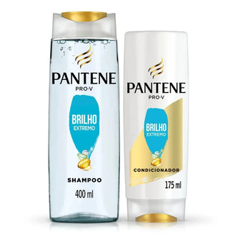 Kit Pantene Brilho Extremo Shampoo 400ml + Condicionador 175ml