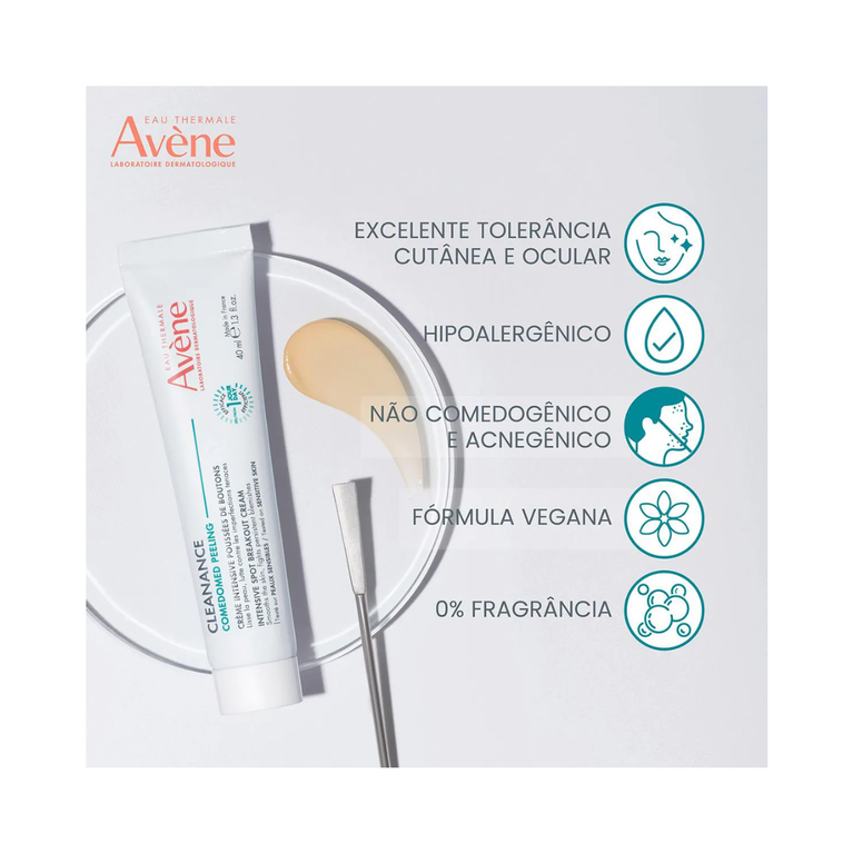 Creme Facial Antiacne Avène Cleanance Comedomed Peeling 40ml