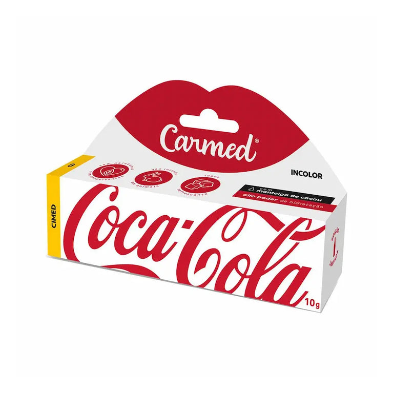 Hidratante Labial Carmed Coca Cola Incolor 10g