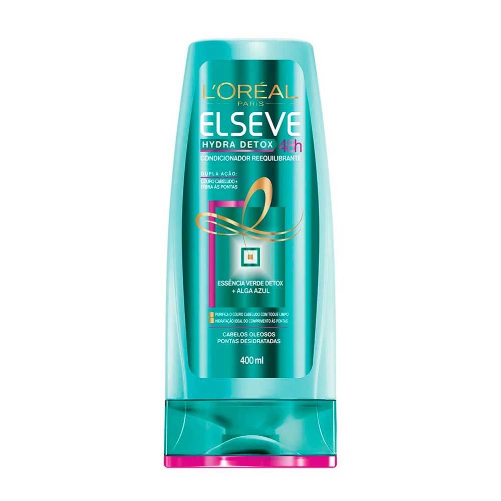 Condicionador Elseve 400ml Hydra Detox - Drogaria Poupa Centro
