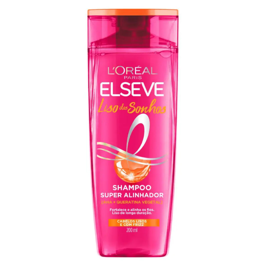 Shampoo Super Alinhador Elseve Liso dos Sonhos 200ml