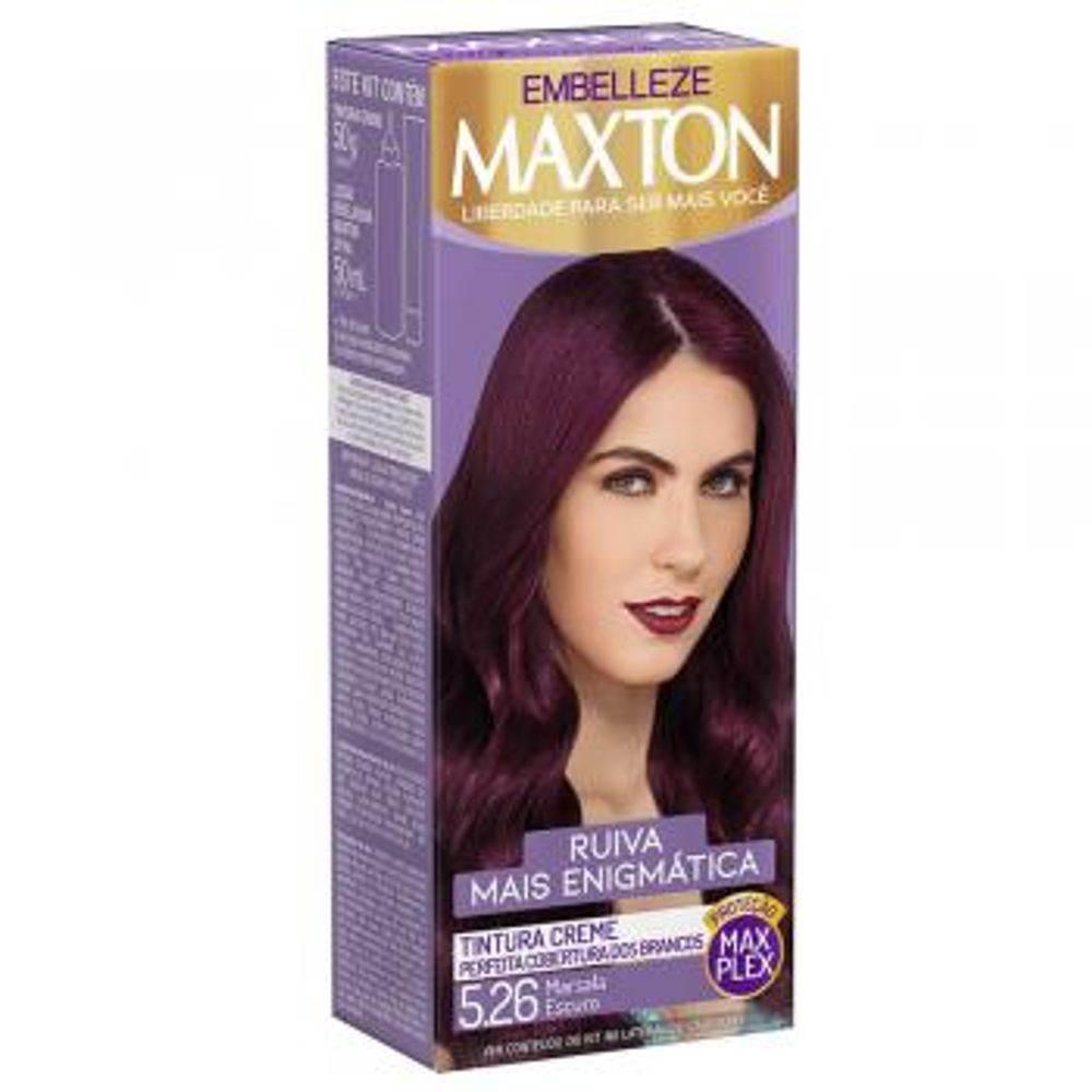 Tinta Maxton Nº5.26 Marsala Escuro - 60G - Drogaria Poupa Centro