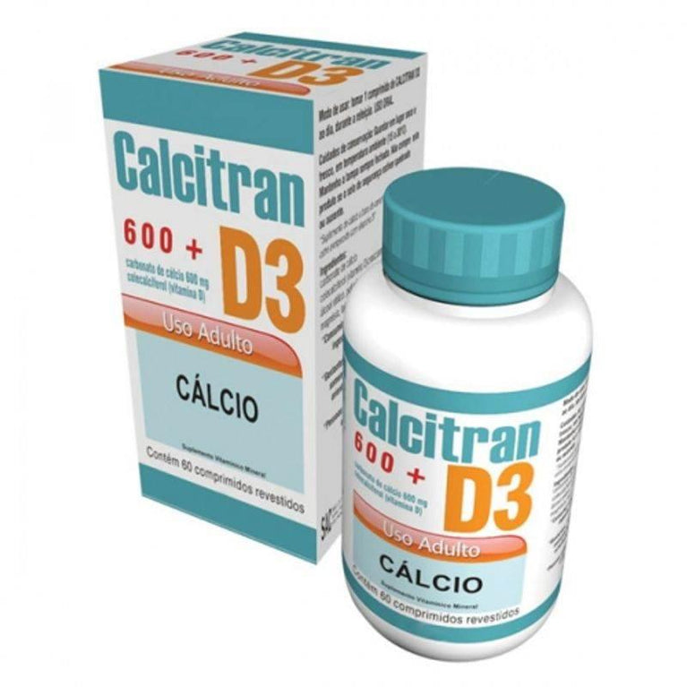 Calcitran D3 60'S Divcon - Drogaria Poupa Centro