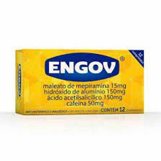 Engov 12 Comprimidos - Drogaria Poupa Centro