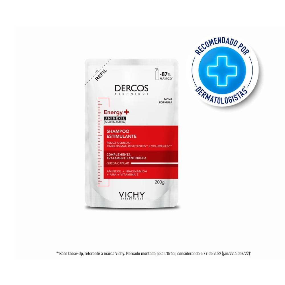 Dercos Refil Sh Energy+ 200Gr P Loreal .