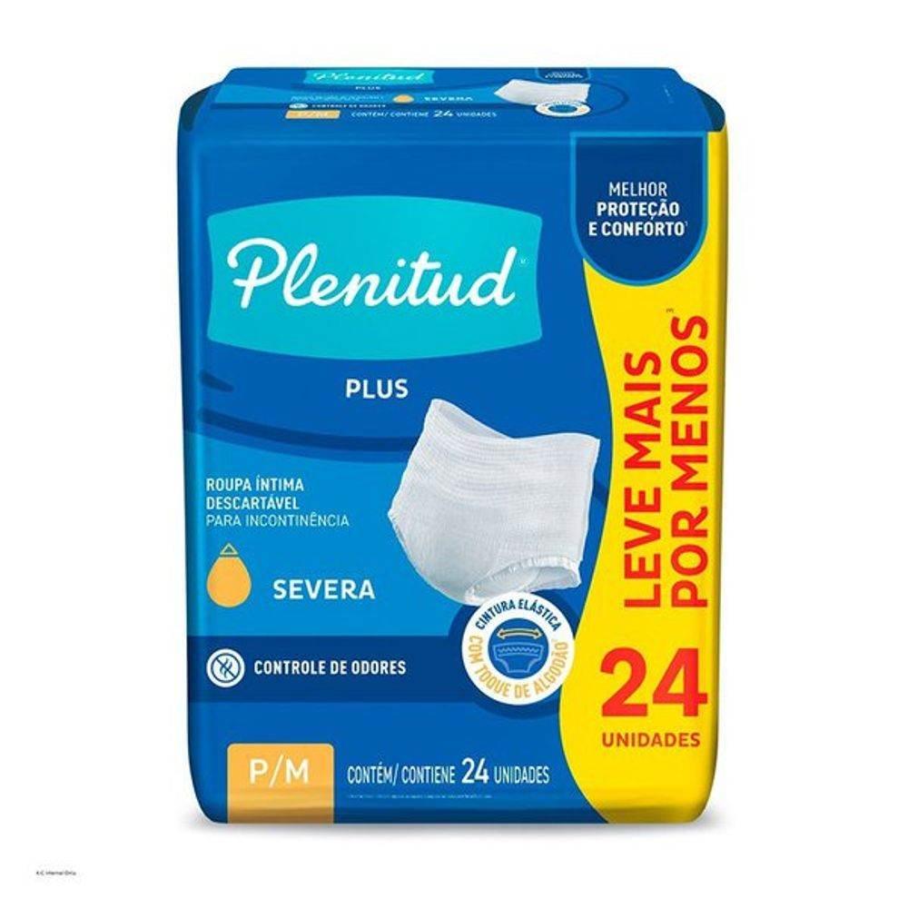 Roupa Íntima Plenitud Protect Plus P/M - 24 Unidades - Drogaria Poupa Centro