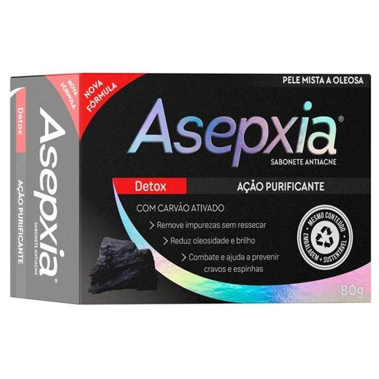 Asepxia St Detox 80G - Drogaria Poupa Centro