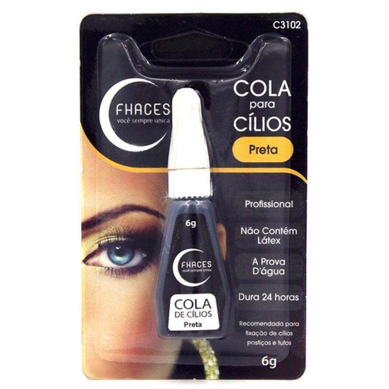 Cola Para Cilios Fhaces Preta - Drogaria Poupa Centro