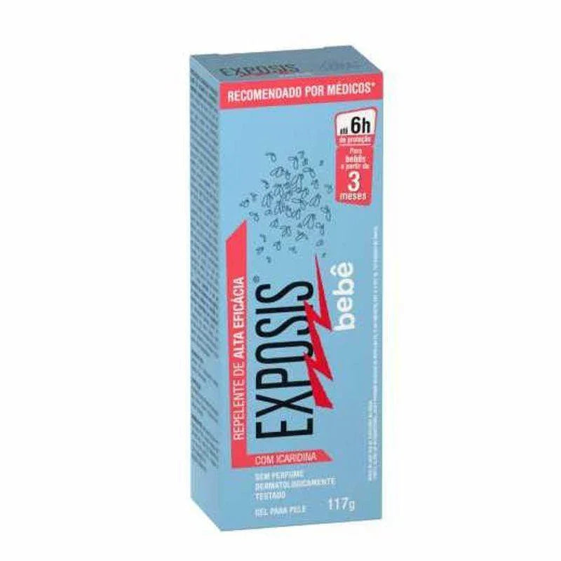 Repelente em Gel Exposis Bebe 117ml - Drogaria Poupa Centro