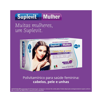 Suplevit Mulher 30 cápsulas gel EMS