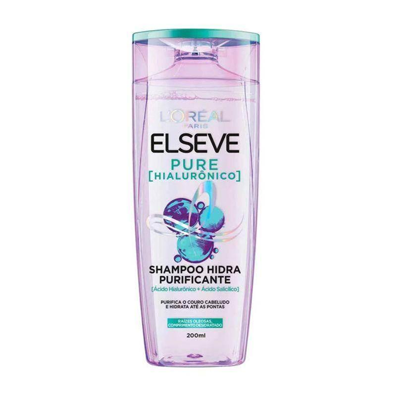 Shampoo Elseve Pure Hialurônico 200ml - Drogaria Poupa Centro