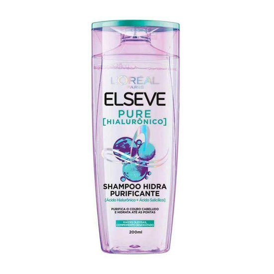 Shampoo Elseve Pure Hialurônico 200ml - Drogaria Poupa Centro