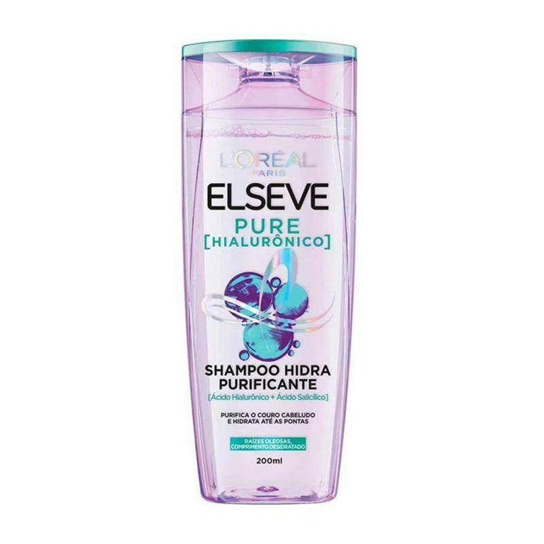 Shampoo Elseve Pure Hialurônico 200ml - Drogaria Poupa Centro