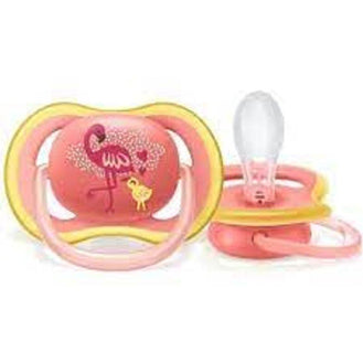 Chupeta Avent Ultra Air 6 A 18 Meses Rosa Decorada - Drogaria Poupa Centro