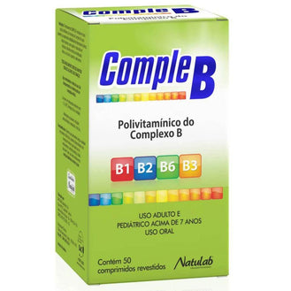 Comple B 50 Comprimidos Natulab - Drogaria Poupa Centro