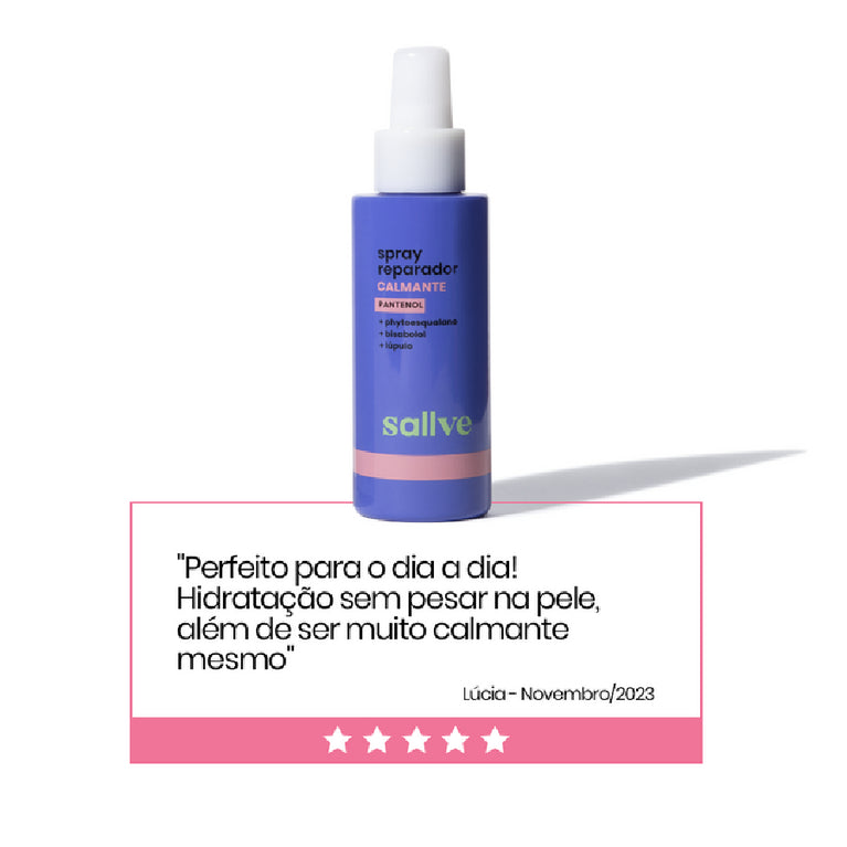 Spray Reparador Calmante Sallve Facial e Corporal 120ml