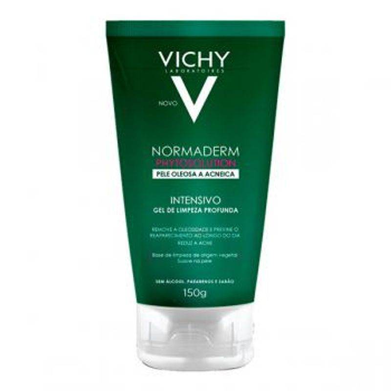 Gel De Limpeza Facial Vichy Normaderm Phytosolution 150g - Drogaria Poupa Centro