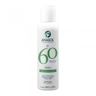 Protetor Solar Corporal Anasol Spray Transparente FPS 60 - 200ml