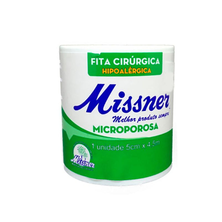 Fita Cirúrgica Microporosa Hipoalérgica 5 Cm X 4.5