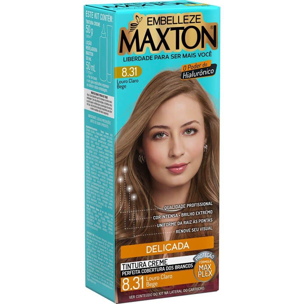 Tint Maxton Kit Pratic 8.31 Lour Cl Bege - Drogaria Poupa Centro