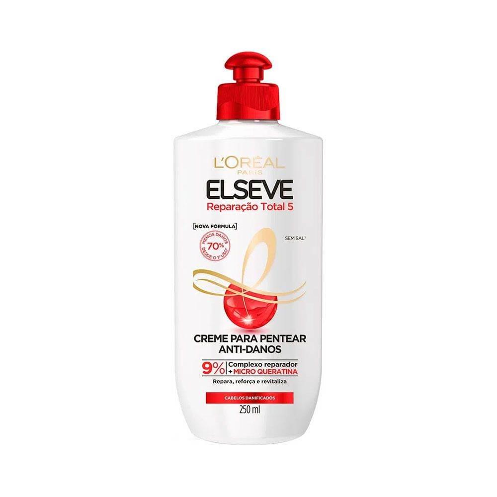 Creme Pentear Elseve Reparação Total 250ml - Drogaria Poupa Centro