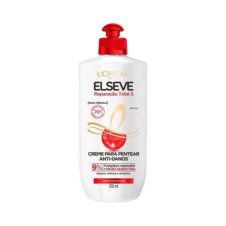 Creme Pentear Elseve Reparação Total 250ml - Drogaria Poupa Centro
