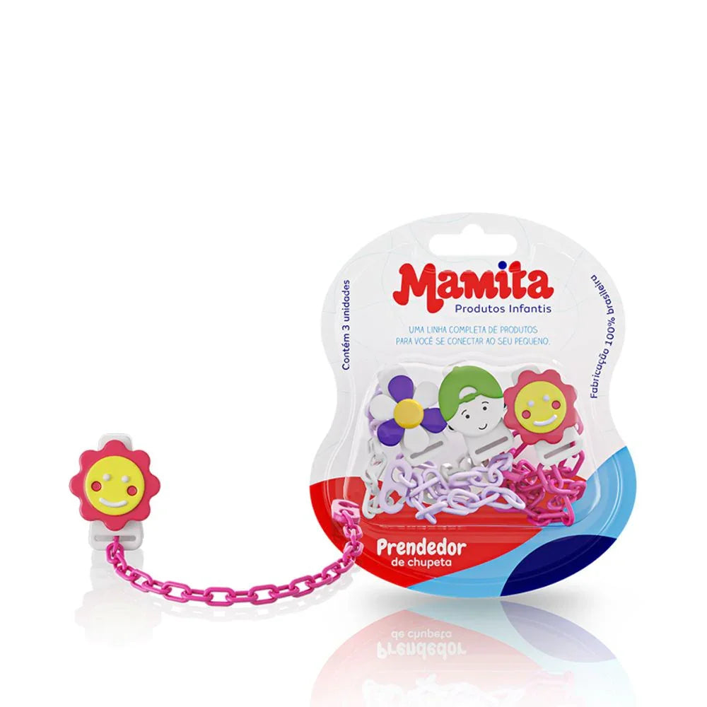 Prendedor de Chupeta menina - MAMITA