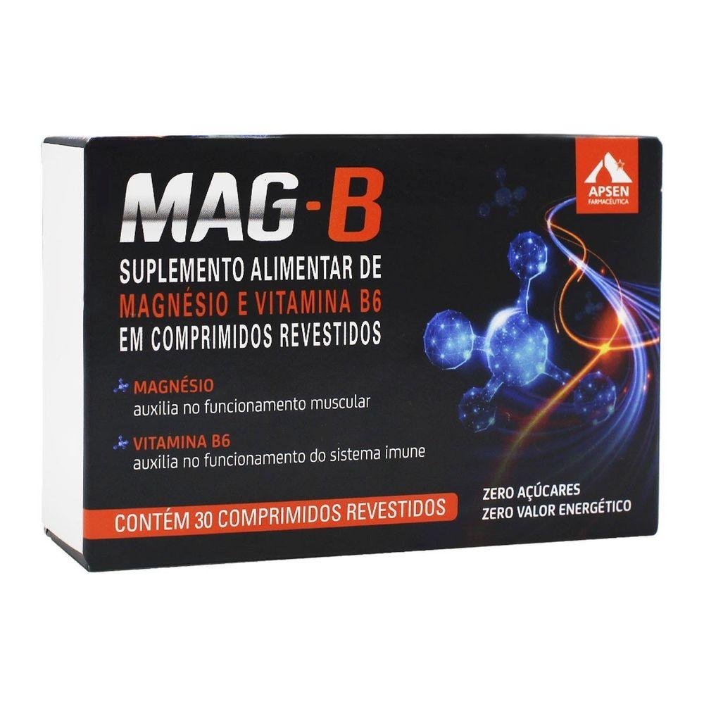 Suplemento Mag B - Apsen - 30 Comprimidos Revestidos