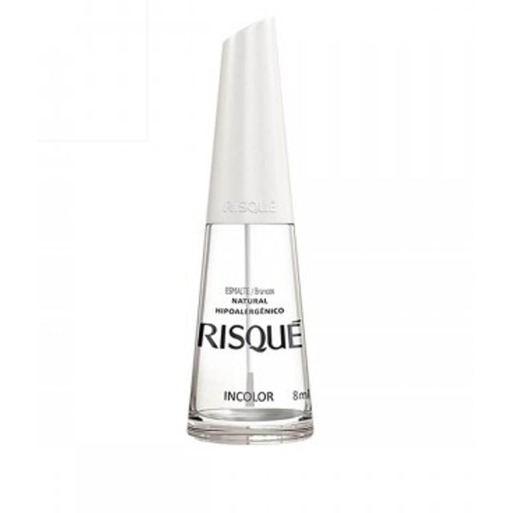 Esmalte Risque Incolor 8ml - Drogaria Poupa Centro