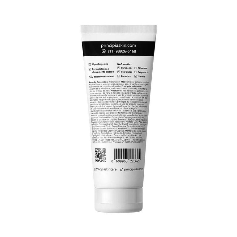 Principia Emulsão Corporal 10% Ácido Lático Ec-01 com 200ml