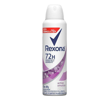 Desodorante Aerosol Rexona Active Emotion 72H 150ml - Drogaria Poupa Centro