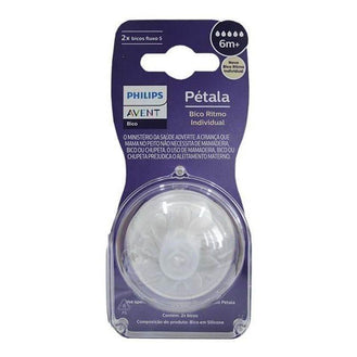 Bico Mamadeira Avent Petala 3.0 C/2 T5 - 6M+ - Drogaria Poupa Centro