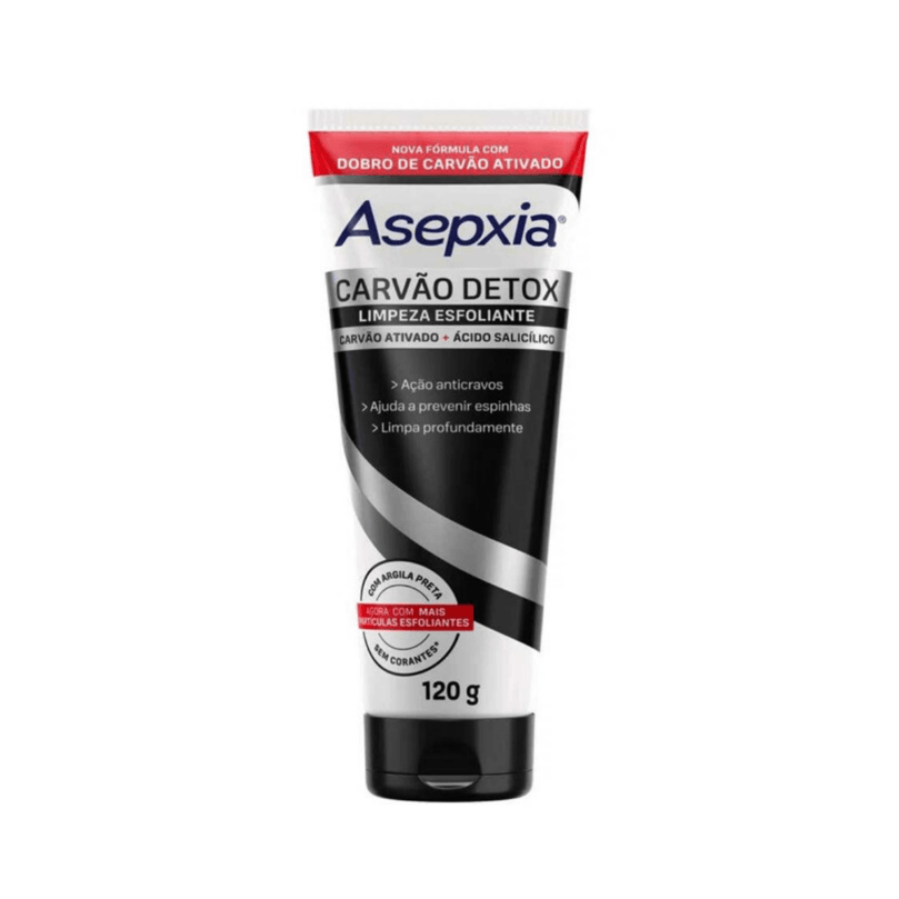 Esfoliante Asepxia Carvao Detox 120g - Drogaria Poupa Centro