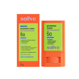 Protetor Solar Facial Antioleosidade Bastão Sallve FPS 50