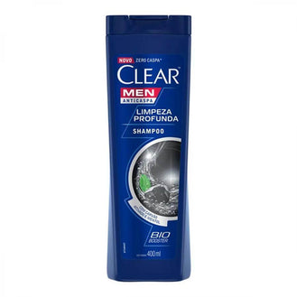Shampoo Anticaspa Clear Men Sports Limpeza Profunda 400ml - Drogaria Poupa Centro