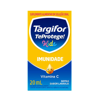 Vitamina C Targifor TeProtege! Imunidade Laranja 200mg/ml Gotas 20ml