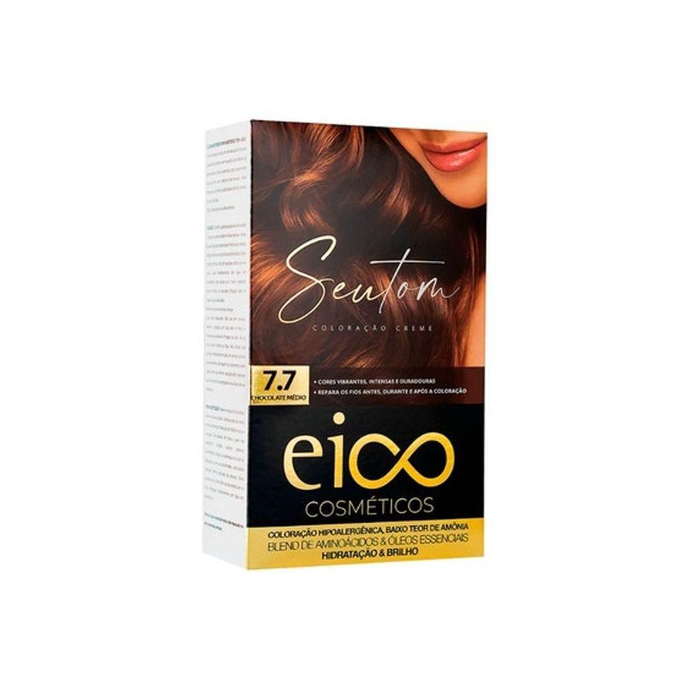 Tintura Eico Nº7.7 Chocolate Medio - Eico - Drogaria Poupa Centro
