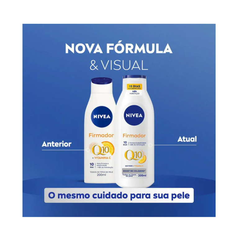 Hidratante Corporal Firmador Q10 com Vitamina C Nívea 200ml