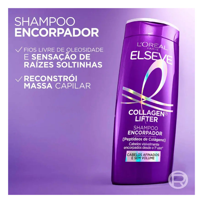 Shampoo Encorpador Elseve Collagen Lifter 400ml