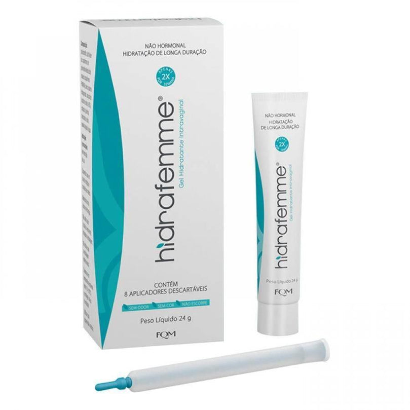 HIDRAFEMME GEL INTRAVAGINAL 24G+8APLICADORES - Drogaria Poupa Centro