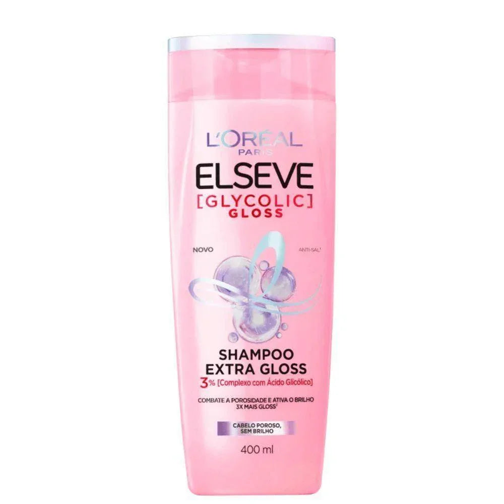 Shampoo Elseve Glycolic Gloss 400ml - L'Oréal - Drogaria Poupa Centro