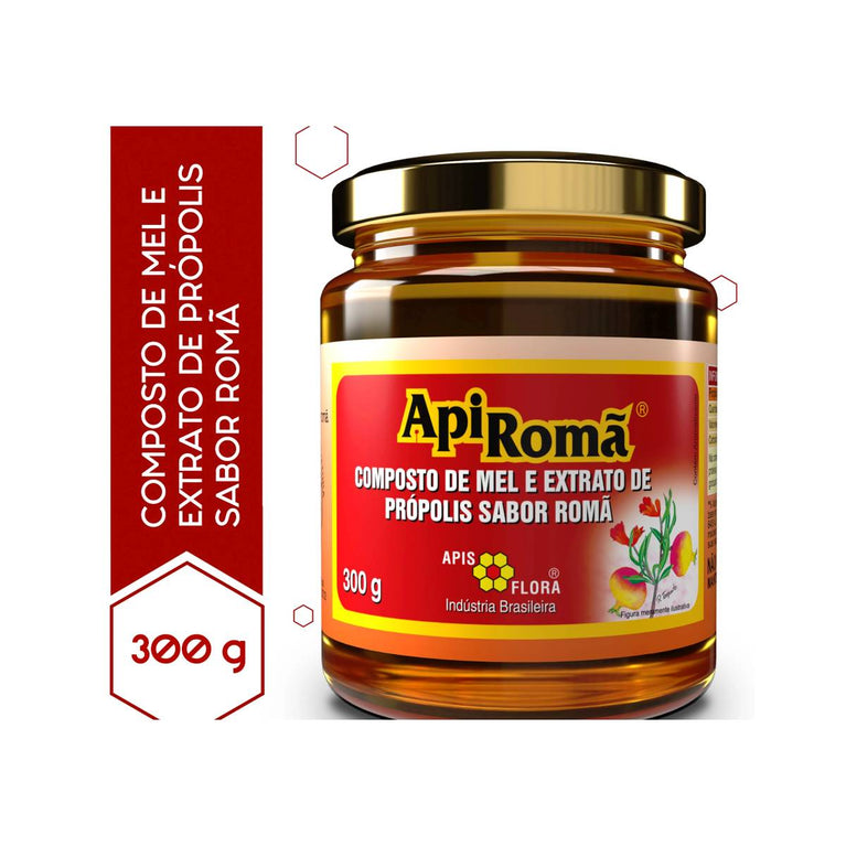 Apiroma Mel Apis Flora Propopolis Roma 300g